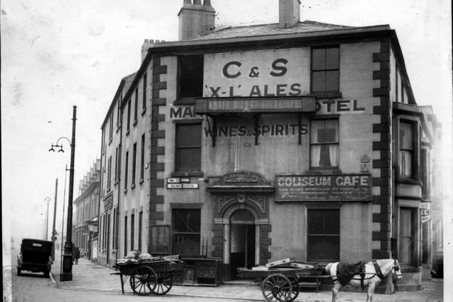 A rare picture of the Manchester Hotel as it was in the 30s