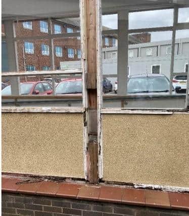 The crumbling corridor (picture from Blackpool Council planning website)
