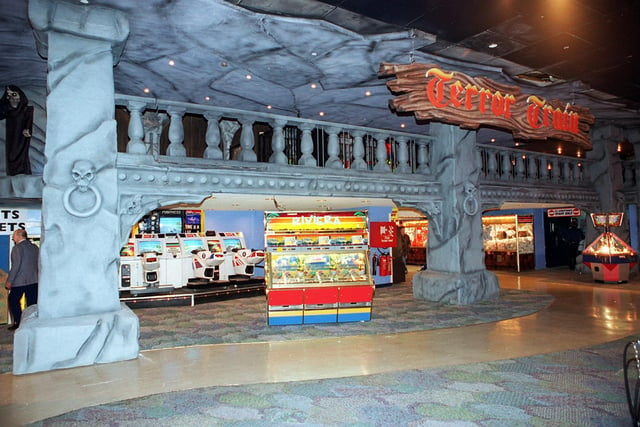 The Terror Train ride which was new at Coral Island in 1996