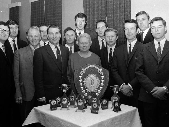 Mansfield Hosiery Mills presentation evening from 1971