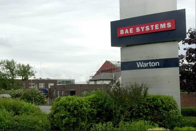BAE Systems plant at Warton.