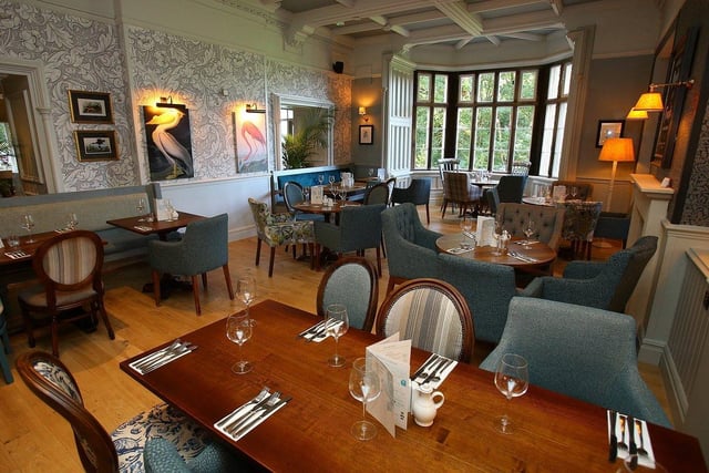 The Greaves Park, Bowerham Road, Lancaster, is a spectacular Chef & Brewer pub restaurant near the heart of Lancaster city centre. Surrounded by beautiful woodland, the countryside pub's housed in a stunning Grade II listed building that's equally impressive inside and out. Enjoy one of our local cask ales in our leafy beer garden, or pull up a chair indoors and order one of the pub classics on our food menu. Dogs are also welcome.