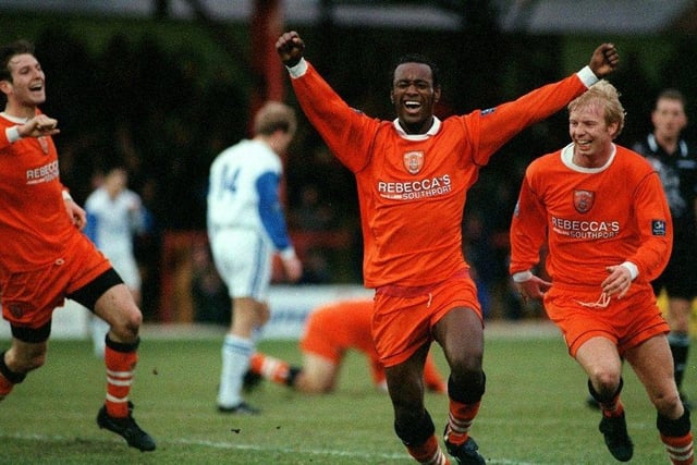 Marvin Bryan signed in 1995 and made 217 league and cup appearances at Bloomfield Road before moving to Bury