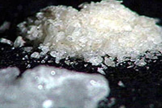 An example of crystal meth
