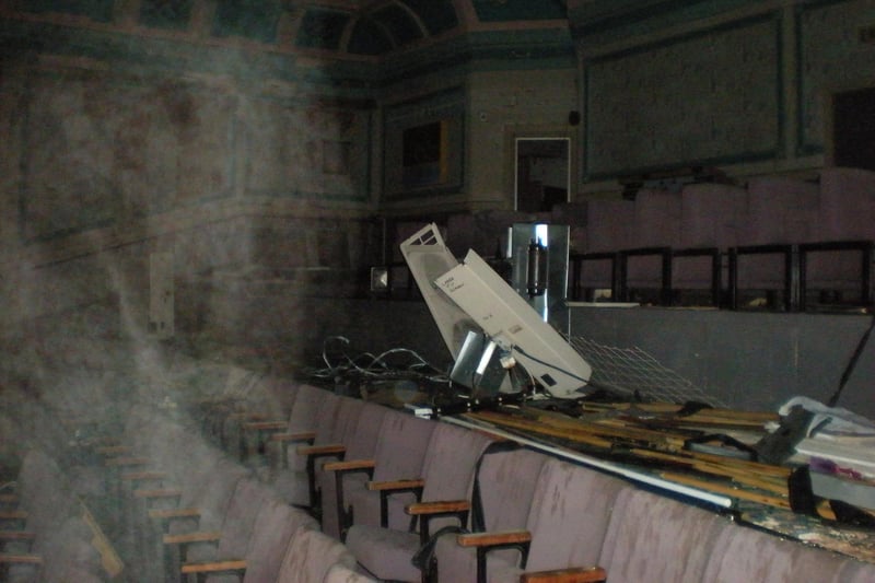 Amateur photographer Mike Bower claimed to have captured this image of a ghost while taking shots at the former Regent Cinema, on Church Street in 2013