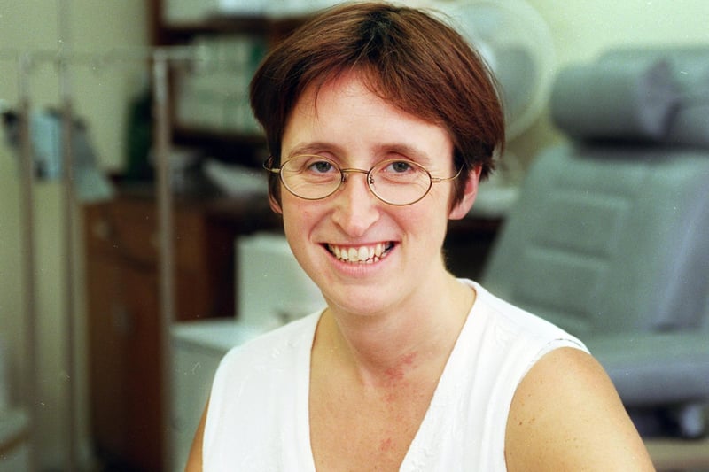 Dr Linda  Evans at Blackpool Victoria Hospital Pathology dept