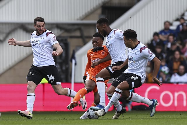 Karamoko Dembele did well to draw a number of fouls from Derby, but couldn't really create too much going forward. Had a chance at the end of the first half, but scuffed his shot. It wasn't really the attacking midfielders day.