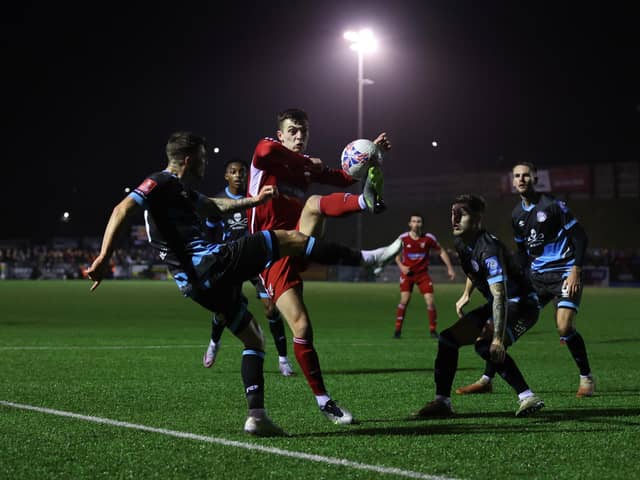 Scarborough Athletic and Forest Green Rovers went head-to-head at Flamingo Land Stadium (Photo by George Wood/Getty Images)