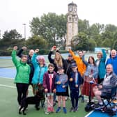The launch of upgraded tennis courts at Stanley Park