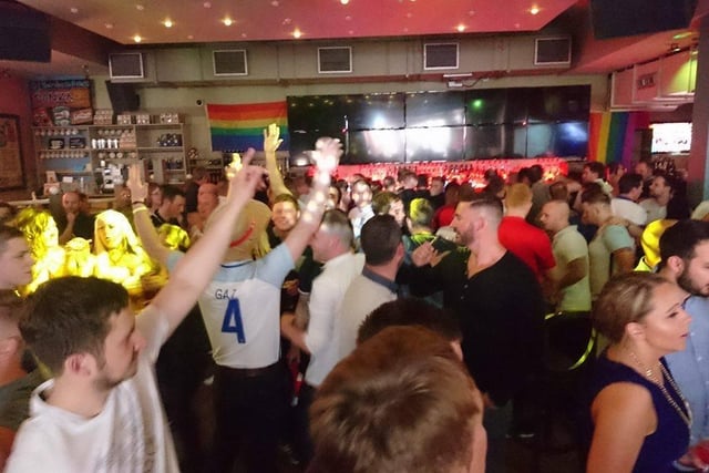 Football fans in Walkabout soak up the atmosphere in 2016