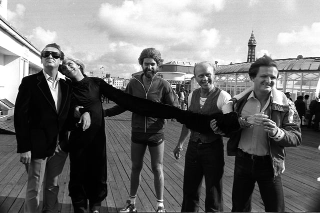 Grumbleweed's perform on North Pier in Blackpool