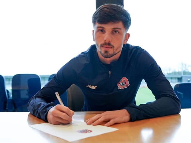 Ethan Mitchell joined AFC Fylde on loan from Wigan Athletic Picture: AFC Fylde
