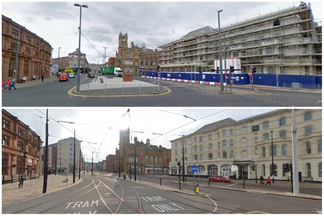 Talbot Square has undergone massive changes since 2008