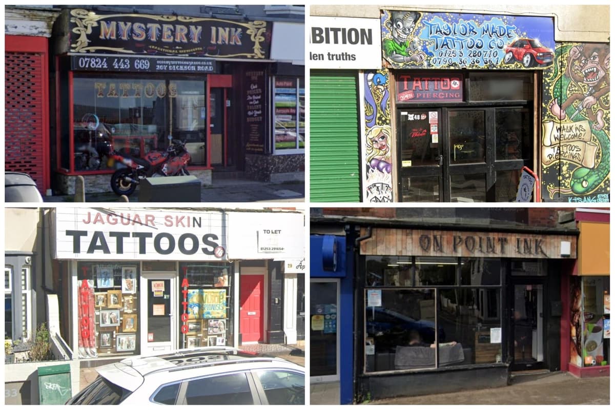 Tattoo Studios in Blackpool: These are the 24 highest-rated tattoo studios in Blackpool according to Google reviews