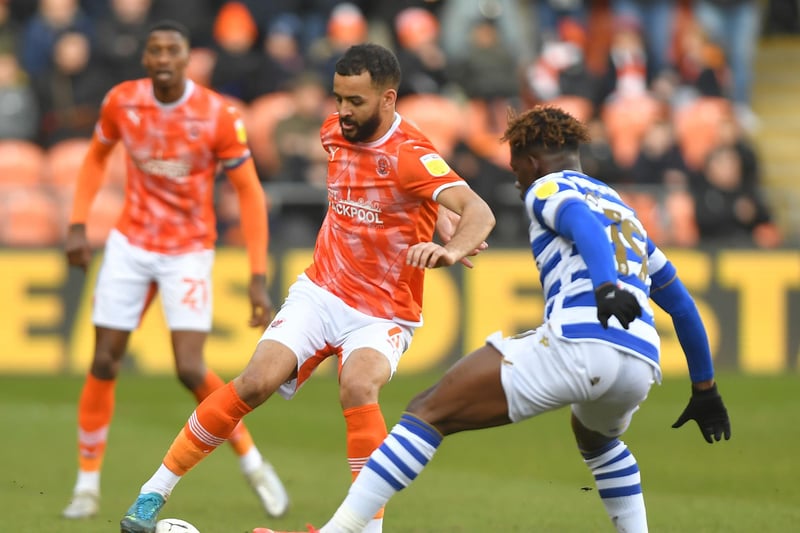 The Tangerines produced a 4-1 victory over Reading in their meeting at Bloomfield Road in the 2021/22 season.