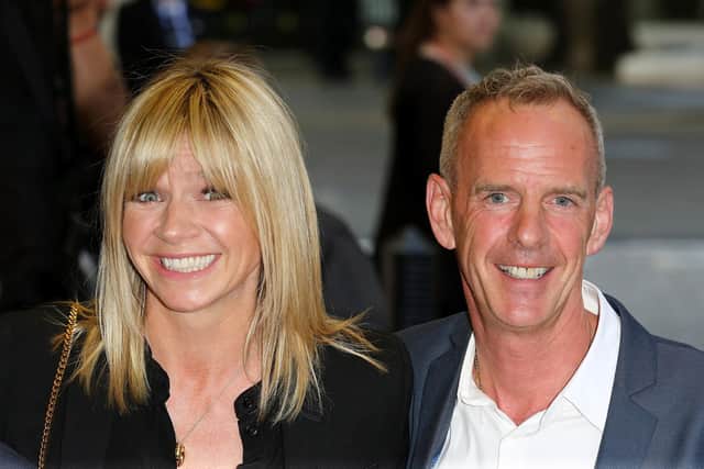 Blackpool star Zoe Ball and ex-husband Fatboy Slim (Pictured in 2015.)