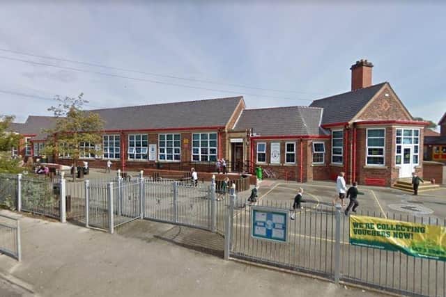 A Shakespeare Primary School pupil was asked to get into a van as she walked home on Wednesday.