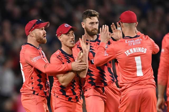 Richard Gleeson took his first wicket of the Vitality Blast campaign against Yorkshire before adding five against Worcestershire