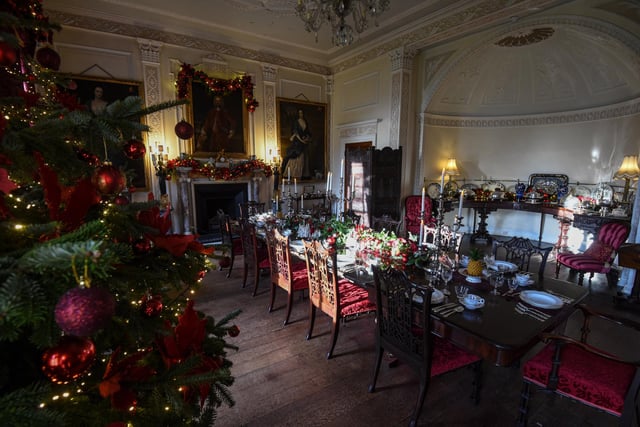 Imagine enjoying a festive meal in surroundings such as this.