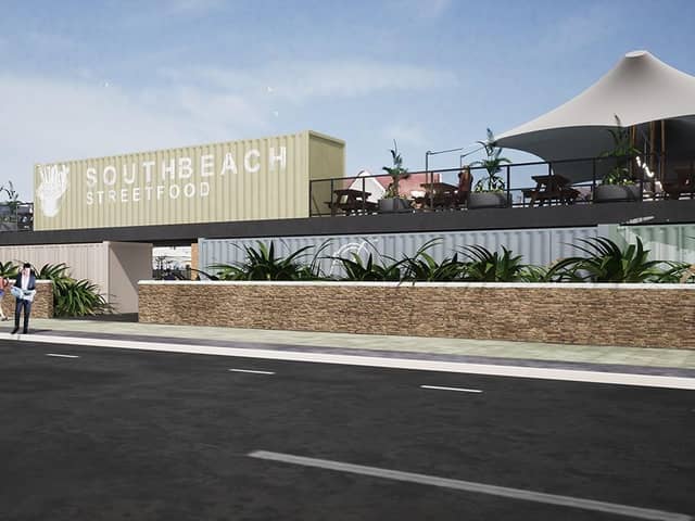 An artist's impression of Southbeach Streetfood
