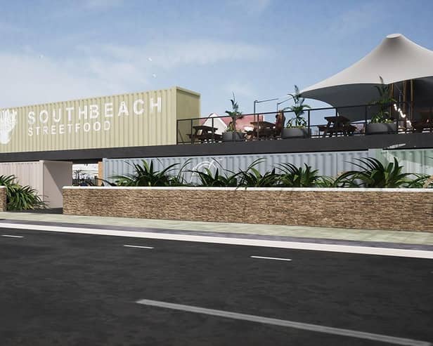 An artist's impression of Southbeach Streetfood