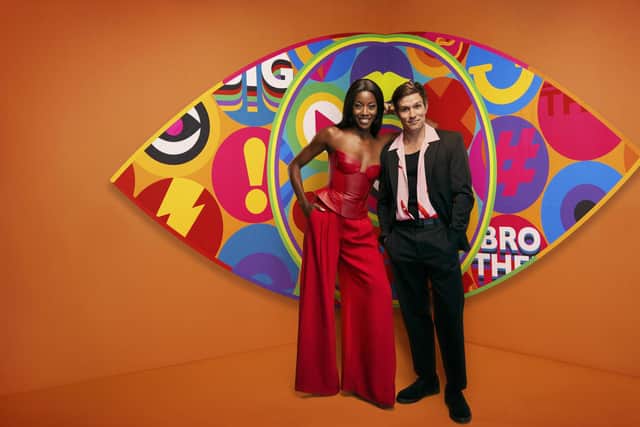 AJ Odudu and Will Best are presenting the show together. Image: Sofi Adams/ITV