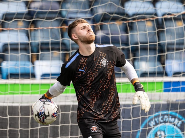 Dan Grimshaw has been present in goal for every league game so far this season.