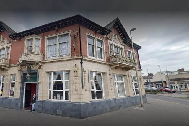 The incident happened outside the Royal Oak pub in Lytham Road, Blackpool at around 6.15pm and led to two men being arrested
