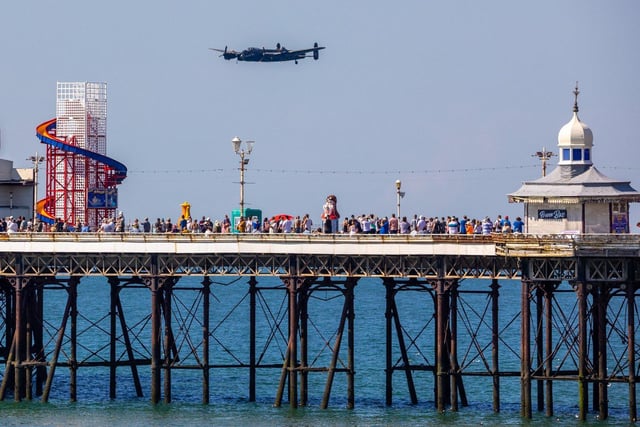 A great spot on North Pier for Blackpool Airshow 2022