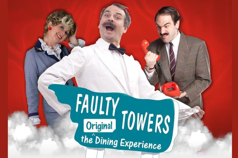 Friday, March 15. Blackpool Pleasure Beach. Tickets from	£47.00.

Hysterical improvised show with a meal service you could only expect from Basil and co!