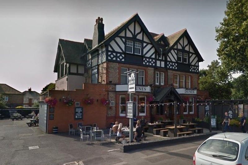 The Dunes Hotel, on Lytham Road, was fourth with a rating of 4.2 from 521 reviews
