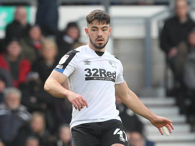 Given Derby's uncertain future, the defender's future has yet to be decided. The 20-year-old made his Rams debut in December and has since made 18 appearances under Wayne Rooney, scoring his first goal against Blackpool at the end of April.