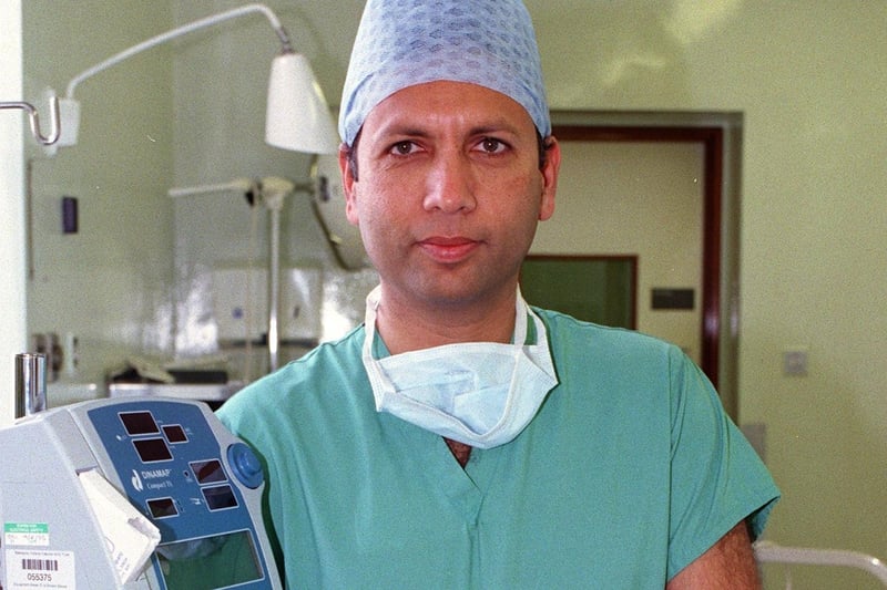 Ajay Nigam - surgeon at Blackpool Victoria Hospital in 1998