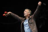 Bez of the Happy Mondays at T in the Park 2012.