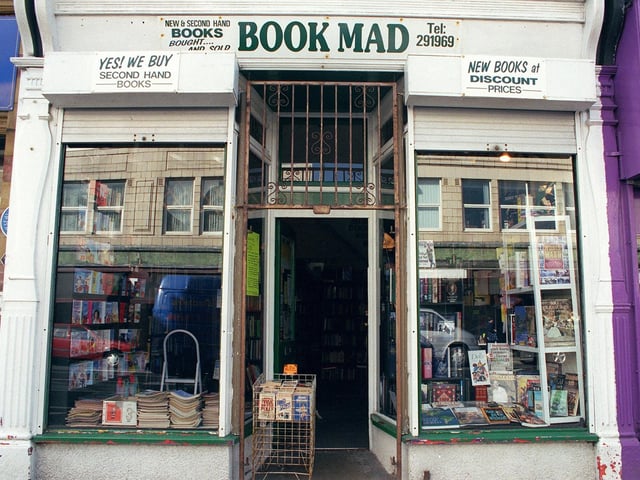The Book Mad shop on Church Street, 1999