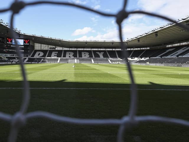 The Seasiders took on Derby County at Pride Park.