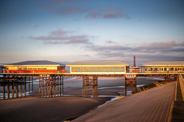 South Pier bathed in winter sunshine with the Tower in the background was one of the buildings our readers loved