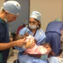 Duncan Bannatyne on a previous OPeration Smile mission