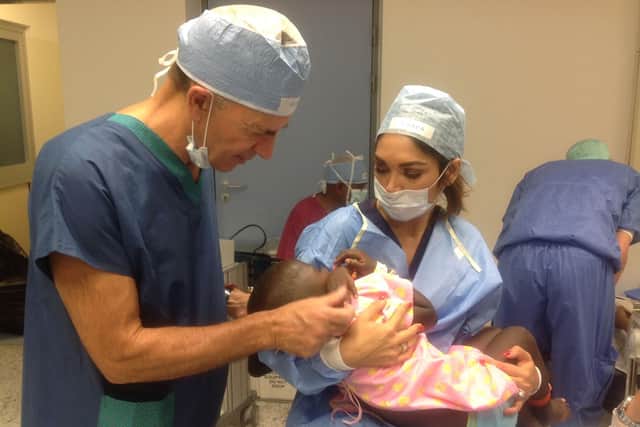 Duncan Bannatyne on a previous OPeration Smile mission