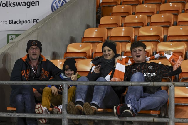 Supporters got behind the Seasiders in the midweek victory over Cheltenham Town.