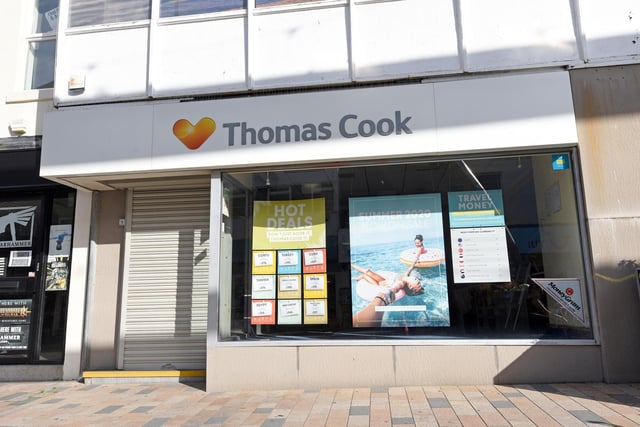 Thomas Cook is still trading online but its Blackpool store in Birley Street closed in 2020