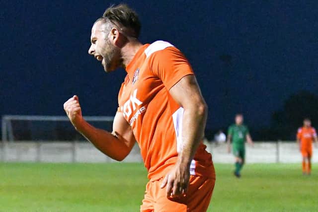 Jacob Gregory scored twice for AFC Blackpool Picture: Adam Gee