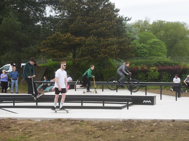 Opening of the new skate park in Stanley Park