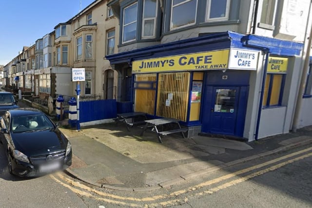 Jimmy's Cafe, a restaurant, cafe or canteen at 1 Trafalgar Road, Blackpool was given a three-star score after assessment on May 23, the Food Standards Agency's website shows.