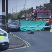 Emergency Services at the scene in Victoria Road West this morning (Tuesday, May 2)