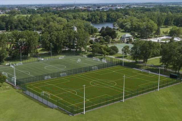 Artist’s impression of the refurbished Stanley Park pitch