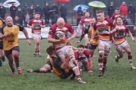 Oli Parkinson’s late try secured two bonus points for Fylde Picture: CHRIS FARROW / FYLDE RFC