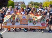 Last year's parade during Poulton Gala