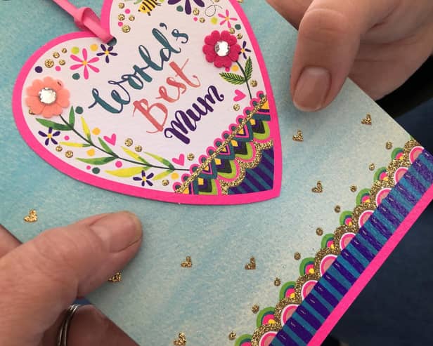 70% of mums prefer a card with a personalised message from their children to a text message.