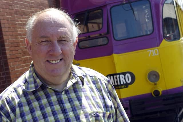 Picture Martin Bostock. John Woodman with tram number 710, back in 2013